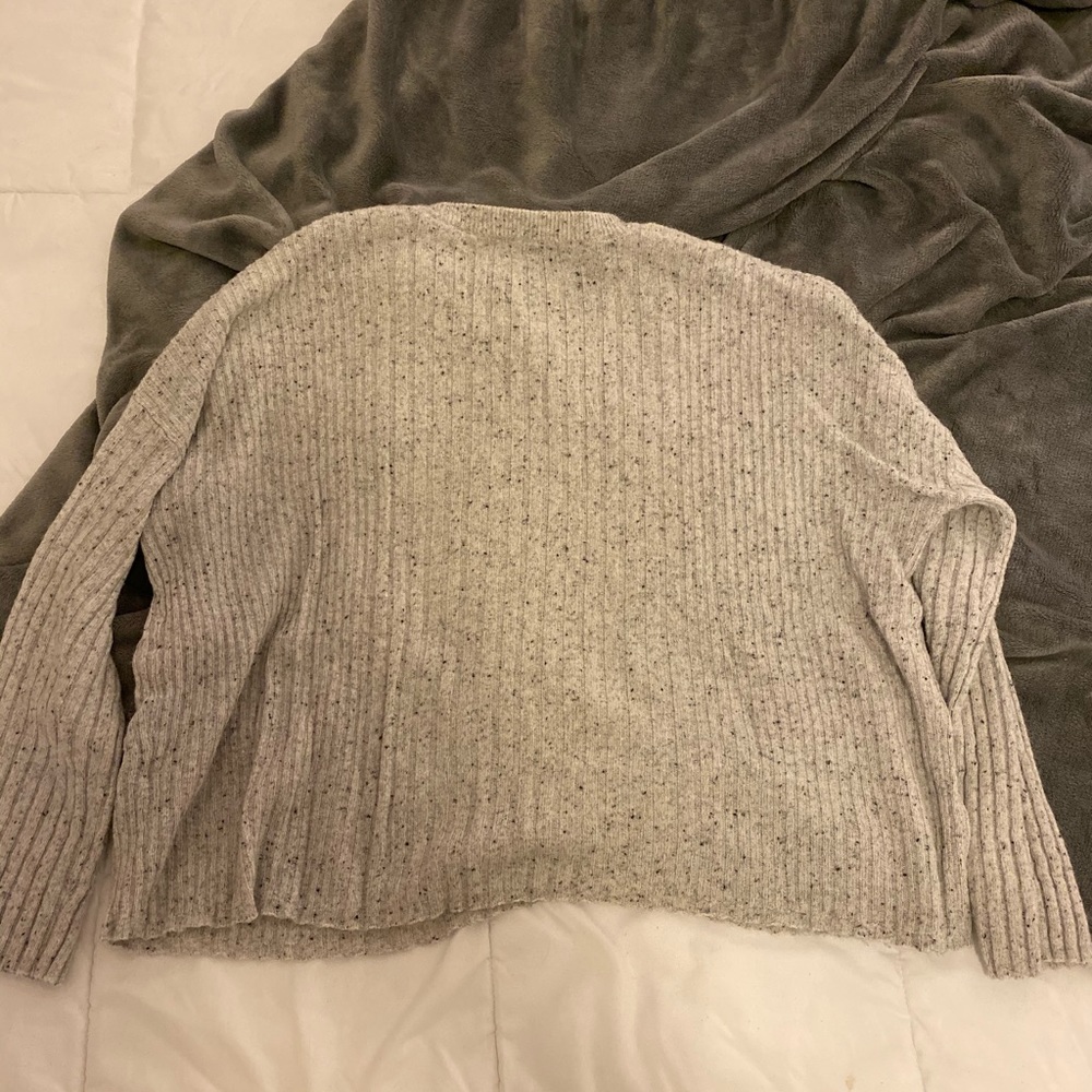 Madewell | Relaxed Crewneck Sweater Grey Donegal - Picture 6 of 7